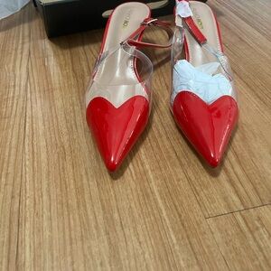 Fashion Nova Red Heart Heels